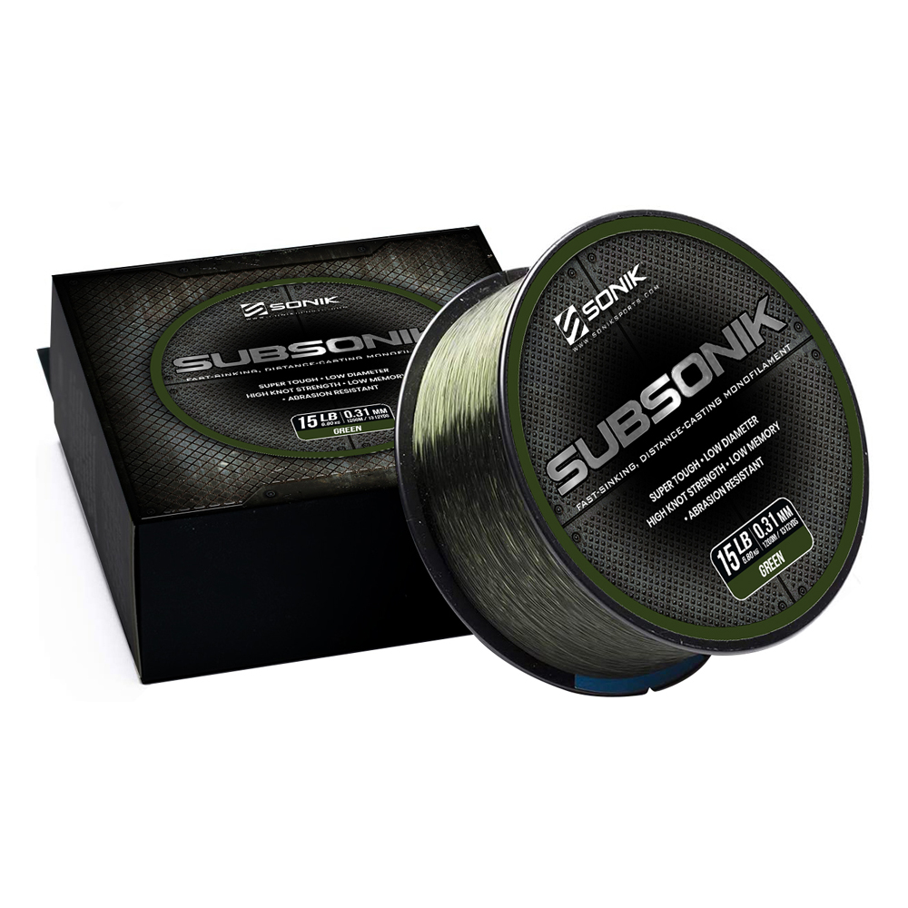 Vlasec Sonik Subsonik Green 0,28mm 12lb 1200m